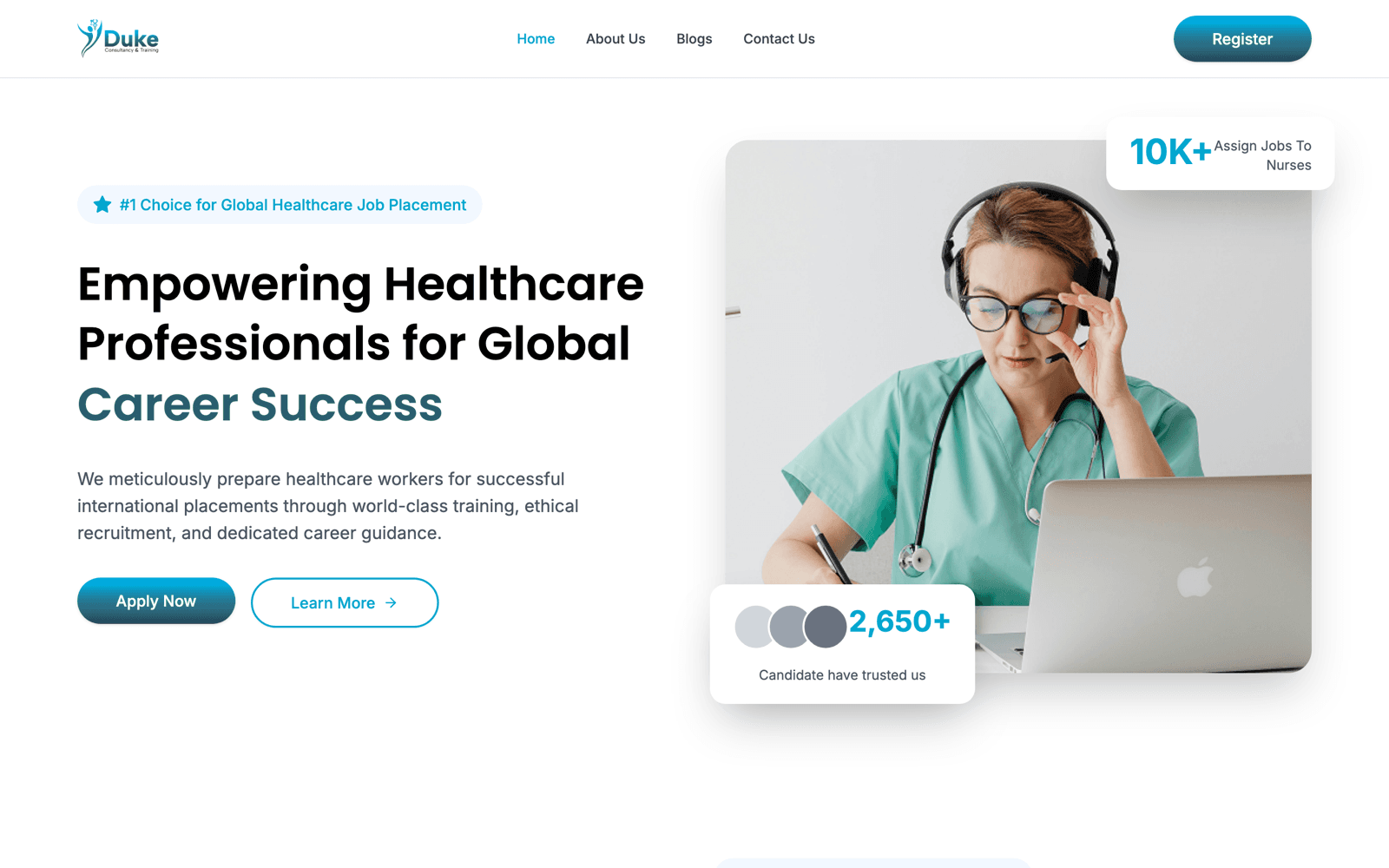 Duke Consultancy & Training — homepage